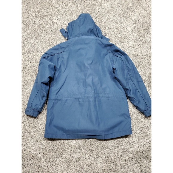 Vintage Cabelas Womens Outerwear Aztec Lined Sherpa Jacket Size L Blue - Picture 7 of 7